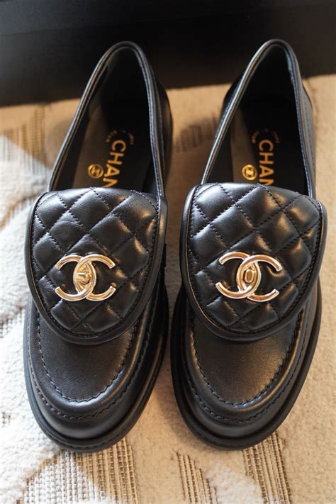 chanel loafers dame